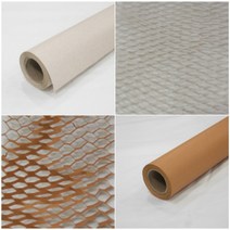 핸드메이크 칼라 크라프트 벌집 쿠션지 80g /친환경 종이 완충재-꽃 과일 선물용 포장자재, 아이보리