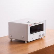 피자 오븐기 업소용 제빵 기계 화덕 오븐 홈베이킹 데크 가스 Japan39s crulo net red 전기 홈 미니 베이킹 다기능 소형 데스크탑 편리한 스팀 220v, 흰색 10L 220v, 영국