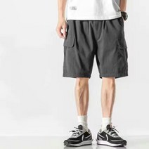 남성 카고 반바지 봄 여름 오버핏 남자 5부 팬츠 2023 cargo shorts men XK0330