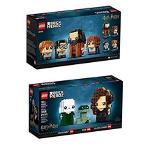 Lego Brick헤드z 해리 포터 헤르미온느 론 위즐리 해그리드 4095 + 볼드모트 나기니 벨라트릭스 레스트레인지 40496 세트