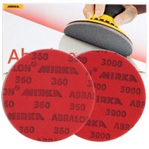 MIRKA 아브라론 볼링공 샌딩 스폰지 연마지, 아브라론 샌딩패드/600