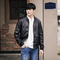 비시크 투엔 레더 후드 점퍼