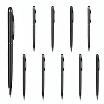 정전식 스타일러스 터치 볼펜, 블랙(10pcs), 10개
