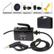 스팀살균기 무선 업소용 고압 스팀청소기 가정용 고압 스팀기 Jiqi 고온 모바일 자동 펌핑 살균 소독기 2600w 1.8m, 업그레이드 모델 블랙, 협력사, 110v