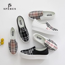 [스페루스] 편안하고 다리가 길어보이는 여성 통굽 슬립온 에스파