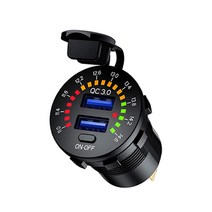 KDsafe 4번 초고속충전 USB단자 매립형 QC3.0 레벨 시거소켓