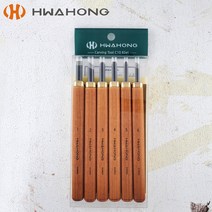 화홍 조각도 조각칼 6본세트(1 2 3 4 5 6호)