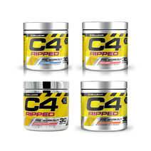 C4 운동전 부스터 프리 워크아웃 30서빙, C4 아이시 블루 래즈 180g 30서빙, 1개
