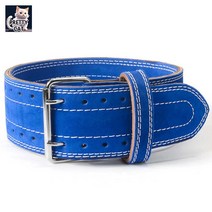 파워 리프팅 헬스 벨트 스포츠 파워 바디원 지지대 역도 보호 복압 코어 허리 웨이트, 4단 소가죽 블루컬러 컬렉션 플러스 구매 수납 가방, M:허리둘레 78-87cm 맞음