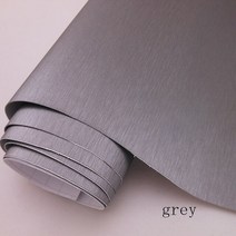 자동차랩핑지 카본시트지 랩핑지 인조가죽 시트지 금속 브러시드 알루미늄 비닐 매트 자동차 포장 랩 필름, 03 Grey_04 58cm x 150cm