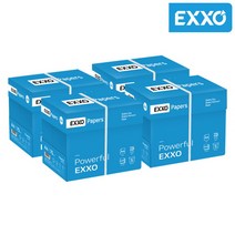 [학원전단지] [엑소] (EXXO) A4 복사용지(A4용지) 75g 2500매 4BOX, 상세 설명 참조