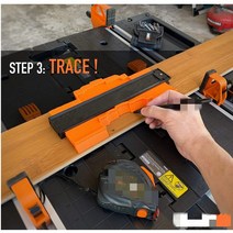 건설 목공 윤곽게이지 정밀측정 모양측정, 12cm, 1개