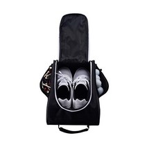 Athletico 골프 오픈형 슈즈백 골프화 신발 가방, Black, 블랙