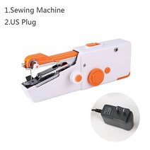 가정용 미니 재봉틀 휴대용 미니 미싱기 미싱기계 재봉기계INNE 직선 손 전기 빠른 수리 DIY 옷 바느질 세트 수동 도구 21, 협력사, 미국 재봉틀