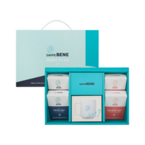 카페베네 마노 선물세트 3호, 라틴 아메리카 마일드 2p + 아프리카 마일드 2p + 머그컵, 2세트