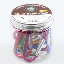 차박 오캠 캠핑장비 카라비너 8cm 10p 오토캠핑 캠크닉 초보캠퍼 캠핑족