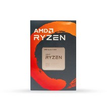 AMD Ryzen 5 3600 3.6GHz 6 코어 AM4 데스크탑 프로세서 박스 포장