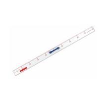 [ORDINA] 컷팅자 플라스틱 수업용 아크릴 100cm 손잡이 직 자 1개_15400EA, 본상품선택
