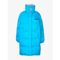 공식 MSGM 여성 Korea Exclusive 미드 랭스 다운 자켓 MGM18FROT503LB 라이트블루