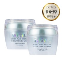 디 아트셀 오로라 진주 에센셜 화이트 물광 광채 밀착 톤업 수분크림 50ml, 2개