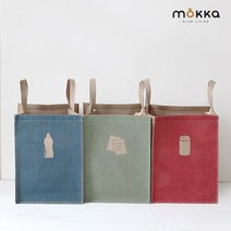 쥬트 컬러 분리수거함, 3P세트, 1개