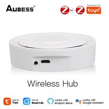 멀티 모드 메쉬 허브 Tuya 스마트 지그비 게이트웨이 와이어/무선 허브 홈 브리지 라이프 APP 원격 제어 Al, 02 Wireless Hub_01 1PC