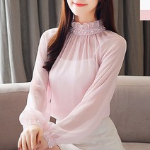 정품 봄봄봄 봄이왔네요 쉬폰블라우스 민아 보좌관 패션 데일리룩추천