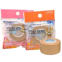 지니컴퍼니 밴드포어(살색) 1인치x5개 종이반창고 의료용테이프, 5개