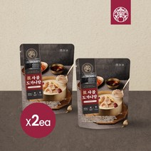 [한촌설렁탕] 더블랙 진 사골도가니탕 600g X 2팩 (신선냉동), 단품