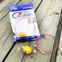 금호조침 초 원투 채비 GK-705 묶음추 자작채비, 2단-35