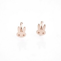 14K/18K 애기스런 토깽이귀걸이