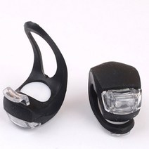 자전거 미니 LED 라이트 점멸 깜박이 후미등 전조등 후레쉬, 기본, 2개-흰색