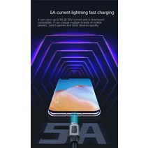 1m 2m 100W USB C 케이블 PD 충전기 코드 -C Xiaomi mi 10 Pro Samsung S20 Macbook iPad, 03 2m