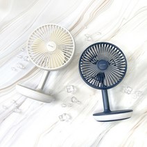 [아이리버] 저소음 무선 탁상용 회전 선풍기 TF-4000A, 블루그레이(네이비색)