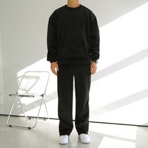 [맨즈북] 따뜻한 골덴 융털스판 키작은남자 트레이닝복 겨울 츄리닝 상하의 세트