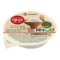 햇반 유기농 쌀밥, 210g, 36개