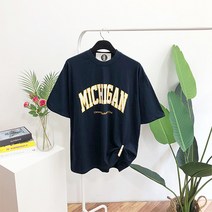 빈티지코드 NG 데일리 텐타덤블 여름 미시건 반팔 티셔츠 4color (L-2XL)