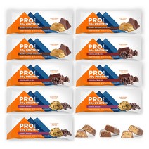 [PROBAR]미국 프로바 식물성프로틴바 70g 단백질바 9개 다양한 옵션/ 단백질20g/ 미국프로바 정품, 피넛버터 5개+초콜릿블리스 4개