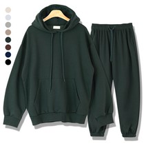 남자 어텀톤 기모 후드티 팬츠 세트