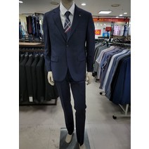 인디안 남성 이태리 수입원단 울 100% 네이비 정장세트(MAE GAVF 8311)