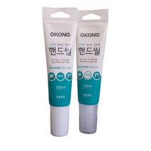 오공 핸드씰 (실리콘 창틀 창호 샷시 욕조 타일 틈새 보수 마감 거울 접착 벽지 본드), 백색