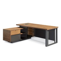 [퍼니럭스] 에디션 모던중역 501 사이드 책상세트 - 좌형, 단품