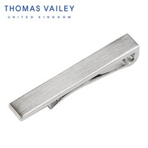 [THOMAS VAILEY] 토마스베일리 넥타이핀-티라인클립 실버 4.5cm