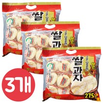 미룡 두툼한 반죽을 구운 달콤한 쌀과자275gx3봉 바삭한 과자
