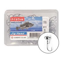 지그헤드 장축 큰통 1/16oz 75개입 볼락 민물루어 꺽지 참돔 바늘 가물치