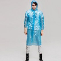 자전거용우비 일회용 우비 레인코드 배달용우비 핑크