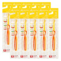 닥터마미 여아용 유아 칫솔 1단계, 혼합색상, 10개