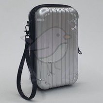 새임 미니 캐리어 파우치 실버 쥬얼리파우치 작은파우치 화장품파우치