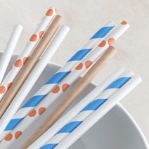 친환경 카페 종이빨대 스타벅스 빨대 페이퍼 스트로우 25p, 스트라이프