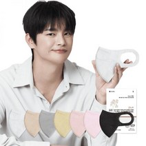 시노텍스 서인국 포토카드 프리미엄라이트 새부리형 귀편한 얇은 덴탈처럼 숨쉬기 편한 마스크, 초등학생용(SS) 30매, Light베이비핑크